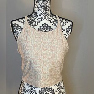 Powersoft snakeskin medium support sports bra